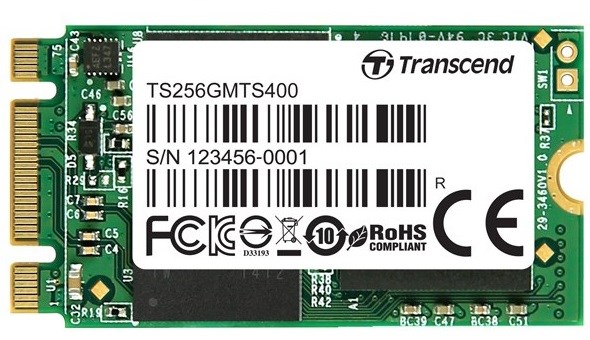 هارد SSD اینترنال ترنسند MTS400 M.2 2242 - 256GB160916